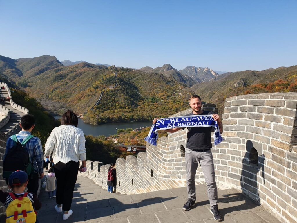 Grüße aus China👹 Nur der ASV💙💙💙 26.10.19